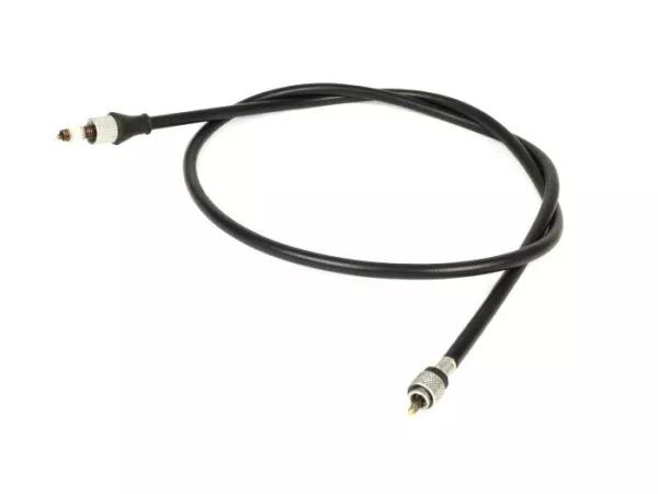 Speedo kabel -IMPORT- Lambretta Indian speedo's LI (serie 3), LIS, SX, TV (serie 3), DL, GP - zwart