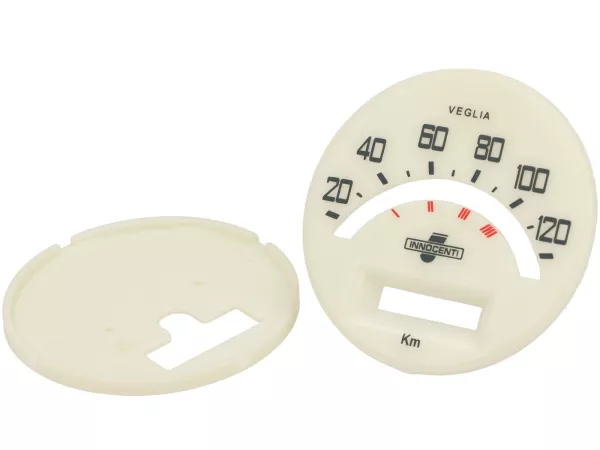 Snelheidsmeter -LAMBRETTA- TV (Serie 1-2) - 120km/h