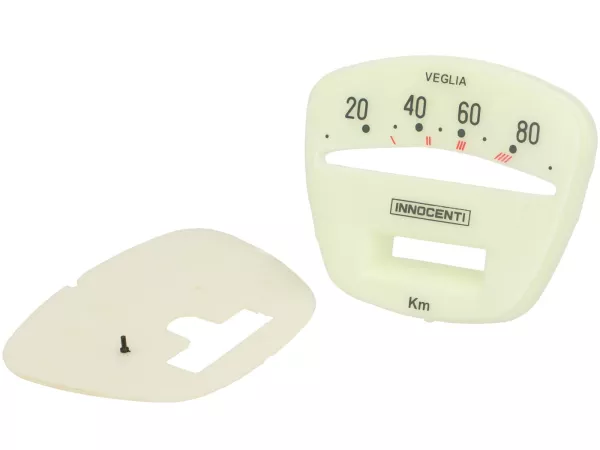 Speedo face -LAMBRETTA- LI 125 (Serie 3) - 80km/h
