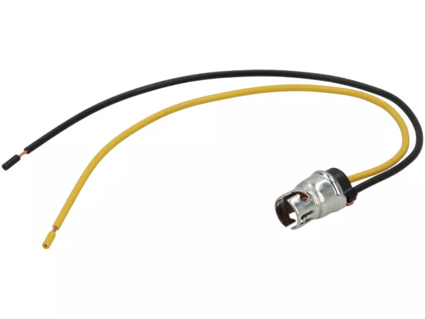 Speedo bulb holder -CASA LAMBRETTA-LI, LIS, SX, TV, DL, GP - Ø12mm - also suitable as speedometer light for Vespa PX old (1977-1982)