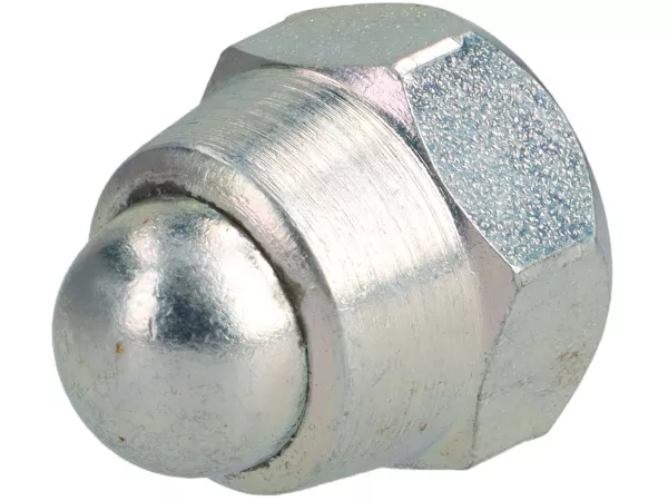 Dopmoer -DIN 986- M8 x 1,25, SW=14 (gebruikt voor remtrommel Lambretta LI, LIS, SX, TV, DL, GP, J, Lui)