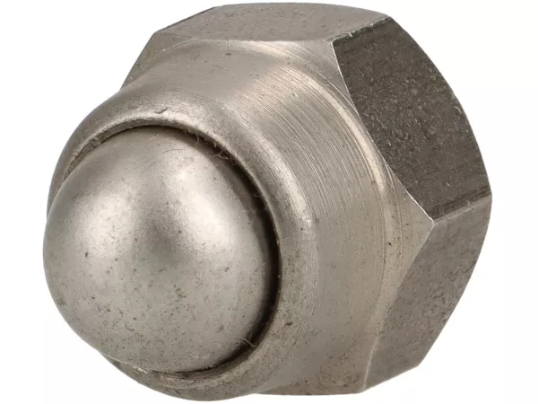 Dopmoer -DIN 986- M8 x 1,25, SW=14 (gebruikt voor remtrommel Lambretta LI, LIS, SX, TV, DL, GP, J, Lui) - roestvrij staal