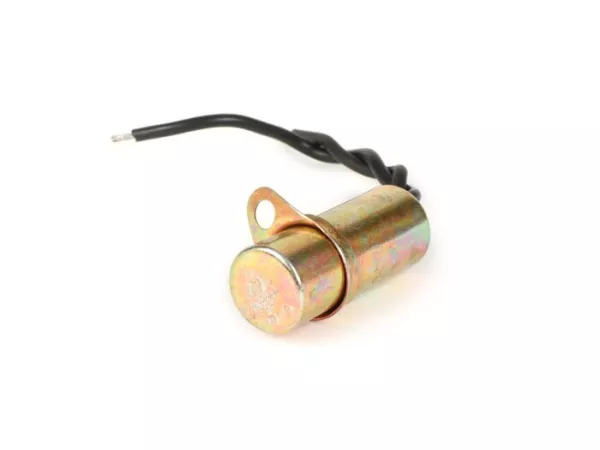 Capacitor -DUCATI/DANSI, Ø=14mm- Lambretta LI, LIS, SX, TV, DL, GP (1963-, 6-pole ignition), Lambretta J100, J125 (Dansi ignition), Lambretta Lui 75 S-SL (Dansi ignition)