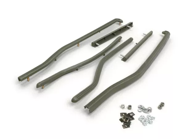 Loopvlakstrip achter -LAMBRETTA- LI (serie 3), LIS, SX, TV (serie 3) - Grijs