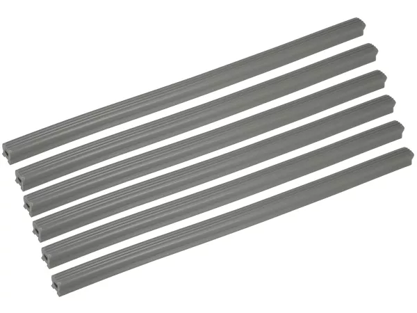 Jeu caoutchoucs pour baguettes de plancher -LAMBRETTA- Lambretta LI 150 (série 1, série 2), TV (série 2) - gris