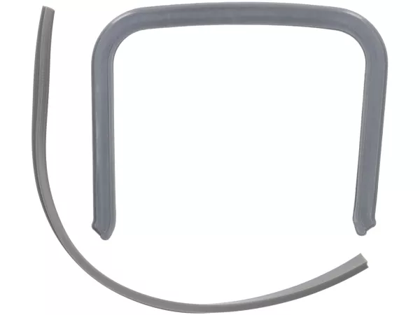 Set gomma ponte/quadro/scudo gambe -LAMBRETTA- Lambretta LI (Serie 1-2), TV (Serie 1-2) - Grigio