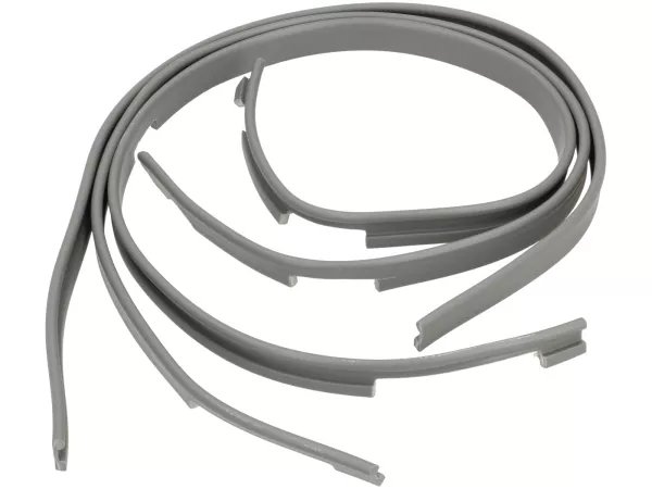 Gomme Cascade/scudo gambe/parabordo -LAMBRETTA- Lambretta LI (Serie 1-2), TV (Serie 1-2) - Grigio