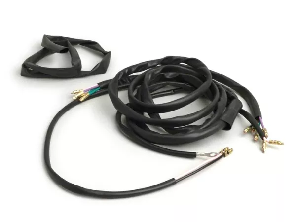 Mazo de cables -LAMBRETTA AC- LI, LIS, SX, TV (Series 2-3), DL, GP - Negro