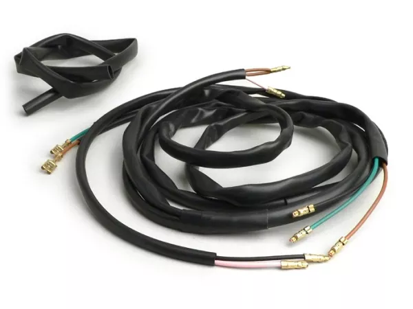 Mazo de cables -LAMBRETTA AC e-ignition- LI, LIS, SX, TV (Series 2-3), DL, GP - Negro