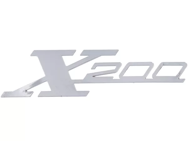 Kentekenplaat belettering -LAMBRETTA- X 200 - SX 200
