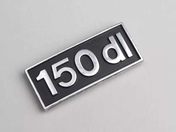 Benenschild met opschrift -LAMBRETTA- 150 DL - DL 150