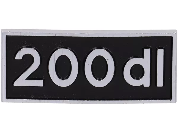 Badge legshield -LAMBRETTA- 200 DL - DL 200