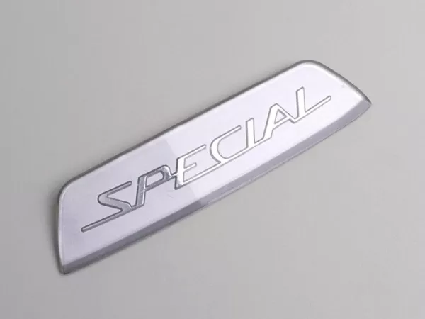 Rear badge -LAMBRETTA- Special - LIS 150 - silver
