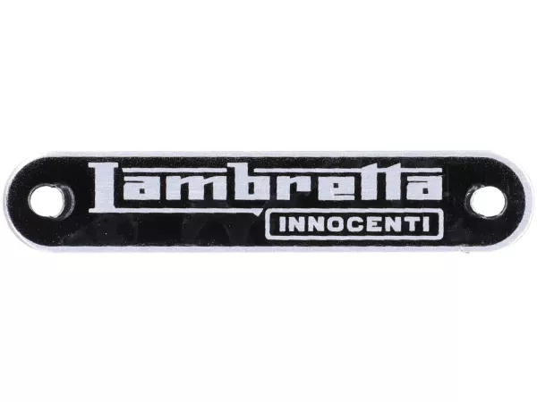 Huruf kursi -LAMBRETTA- Lambretta Innocenti - LI, LIS, SX, TV - Hitam
