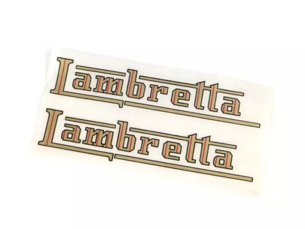 Rotulación del depósito -LAMBRETTA- Lambretta - C, D, E, F
