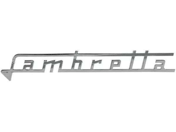 Huruf pada pelat kaki -LAMBRETTA- Lambretta - Lui 50 (versi pertama), Lui 75 (versi pertama)
