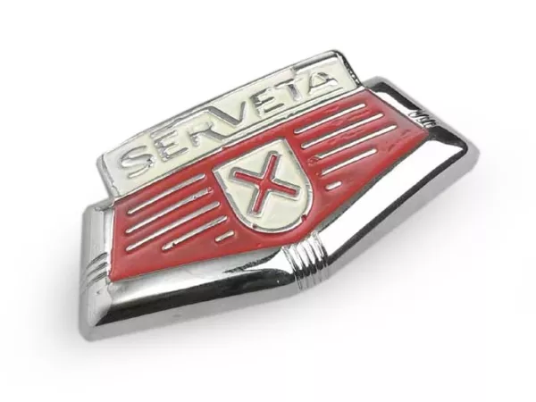 Cascadetekst -LAMBRETTA- Serveta-embleem - Serveta (serie 2-3)