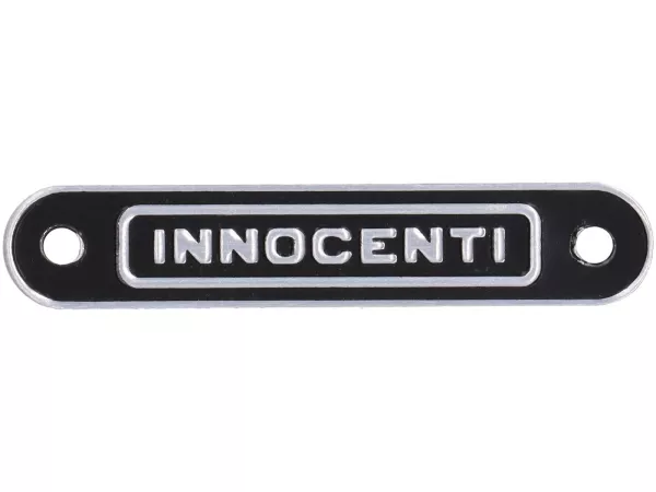 Zadelettering -LAMBRETTA- Innocenti - LI, LIS, SX, TV, Junior J50, J100, J125 - Zwart