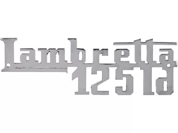 Badge legshield -LAMBRETTA- Lambretta LD 125 - LD 125 (1957)