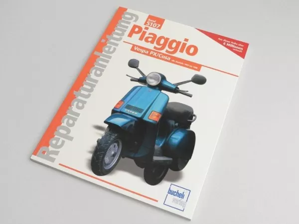 Boek -Reparatie-instructies- Vespa modellen 1959-91 vanaf 125 ccm groot frame