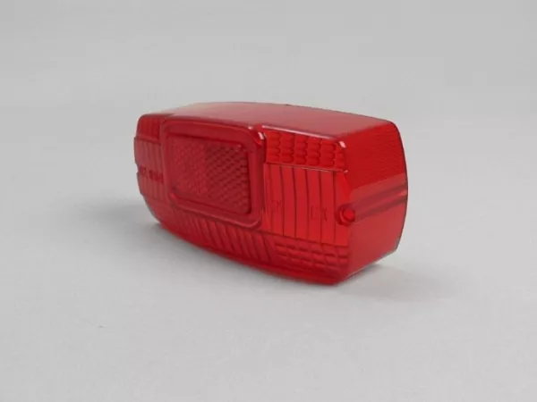 Taillight lens -LAMBRETTA- LI series 3&2 (since 1961), LI Special, SX, TV series 3&2 (since 1961) - central hole (type CEV)