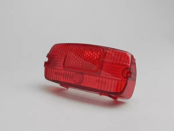 Taillight lens -LAMBRETTA- LI series 3&2 (since 1961), LI Special, SX, TV series 3&2 (since 1961) - sloped type Carello