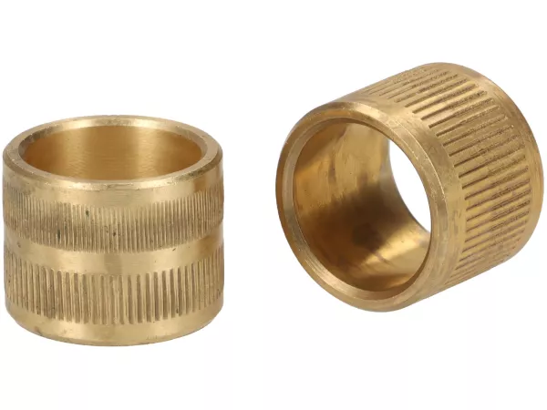 Pair of fork link bushes in fork link cover Lambretta D, LD, F (1955-)