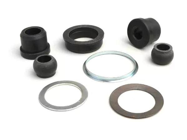 Kit antivibraciones manillar -Lambretta- LI (Serie 3 hasta 1965), LI S (hasta 1965), TV (Serie 3) Juego de casquillos