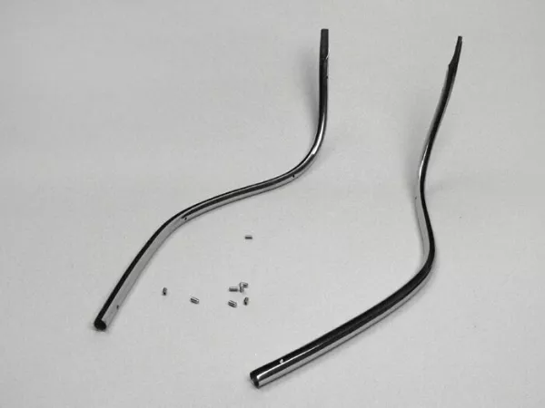 Legshield trim mono -SPAQ- Vespa GS160 / GS4 (VSB1T) - stainless steel