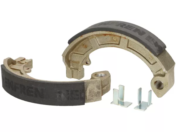 Zapatas de freno -VESPA Ø=150x24mm- VESPA PX (vh), PK (vh), T5 125cc (vh), Rally180 (VSD1T), Rally200 (VSE1T) (h), Sprint (h), TS125 (VNL3T) (h), GT125 (VNL2T) (h), GTR125 (VNL2T) (h), GL150 (VLA1T) (h), SS180 (h), GS160 (h), GS150 / GS3 (VS5T) (h)