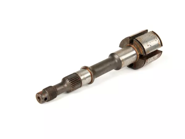 Hoofdas -PIAGGIO (NOS), M16- Vespa PK50-125 S/XL/XL2, V50 (V5A1T vanaf nr. 69444), V50 Special (V5B3T vanaf nr. 94315), V50 Elestart (V5B4T vanaf nr. 1514), PV125 (VMA2T vanaf nr. 150203), ET3 (VMB1T vanaf nr. 8161)