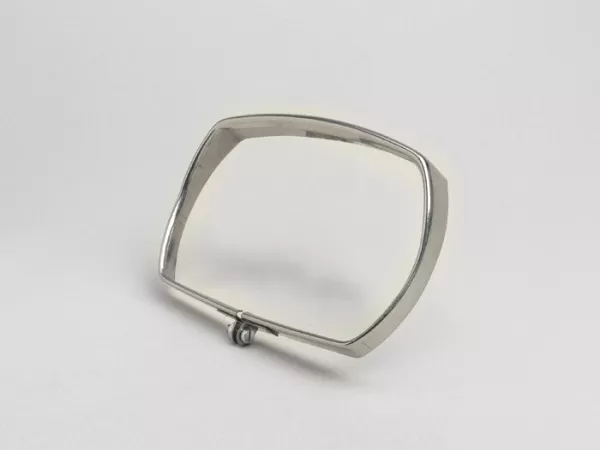 Cincin trim lampu depan -KUALITAS OEM, persegi panjang- Vespa V50 Special - krom