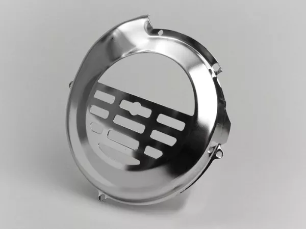 Ventilatorwieldeksel -OEM KWALITEIT- Vespa PK50 S/XL, PK80 S/XL, PK125 S/XL - Chroom