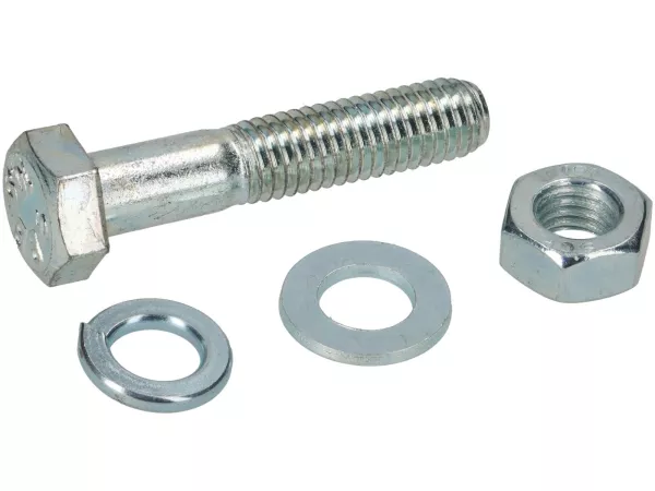 Sekrup kick starter termasuk mur -PIAGGIO- M8 x 40mm-Vespa PX, T5 125cc, Cosa, LML