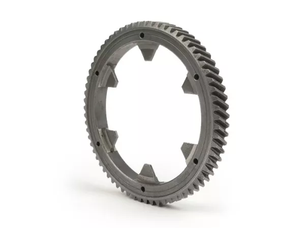 Roda utama -KUALITAS OEM- Vespa VNC1 (dari no. 11001), GT125 (VNL2T), GTR125 (VNL2T), TS125 (VNL3T), GL150 (VLA1T), VBC, Sprint150 (VLB1T), GS160 / GS4 (VSB1T), SS180 (VSC1T), Rally180 (VSD1T) - 67 gigi