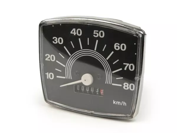 Snelheidsmeter - Vespa V50 Speciaal - 80km/h snelheidsmeter