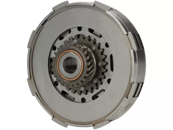 Embrayage -CIF- type 7 ressorts (Ø=115mm) - pour pignon élastique d’origine de 65 dents (dents hélicoïdales) - 3 disques d’embrayage garnis - 23 dents