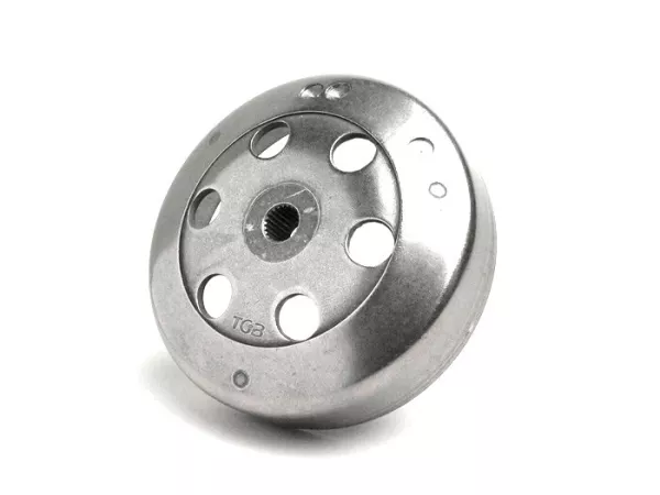 Koppelingsklok -OEM KWALITEIT- Piaggio/Gilera 50-100 ccm (2-takt, 4-takt), Peugeot 50 ccm, Honda 50 ccm, Kymco 50 ccm, SYM 50 ccm, GY6 (4-takt) 50ccm Ø=107mm