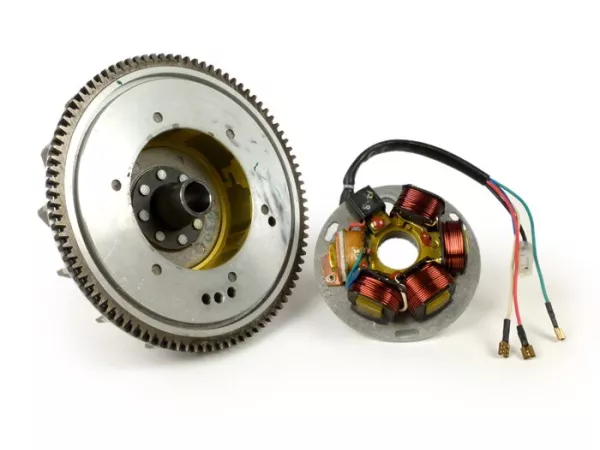 Ignition complete (base plate + rotor) -AEL- Vespa PX EFL Elestart (1984-2011) - 2400g