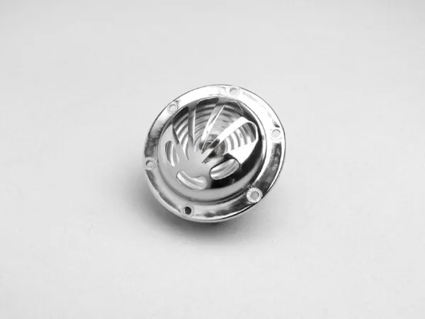Klakson (buzzer) -KUALITAS OEM 6V AC- Vespa GS150 / GS3, GS160 / GS4 (VSB1T), SS180 (VSC1T), VBB1T, VBA1T, VLA1T - Chrome