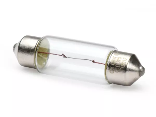Festoon -SV8,5 11x36mm- 6V 5W - white