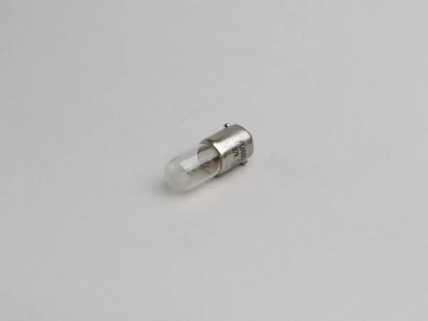 Lamp -BA9s- 6V 4W - Wit - gebruikt als achterlichtlamp voor Piaggio/Vespa Ciao