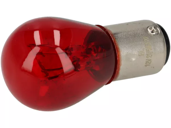 Bombilla -BAY15d- 12V 21/5W - Roja