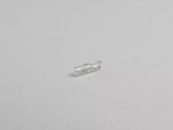 Light bulb -W2x4,6d, (glass base)- 12V 2W - white (used as indicating light Vespa P-range (-1984)