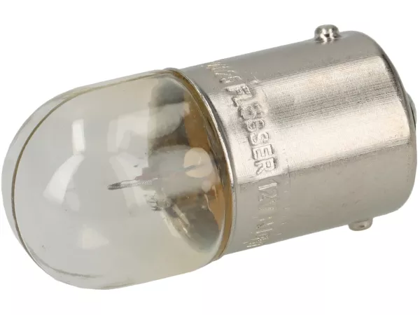 Bombilla -BA15s (patillas rectas) - 12V 10W - Blanca