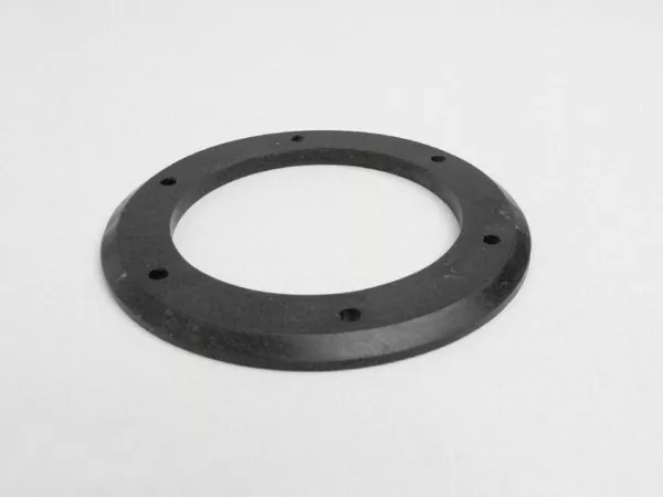 Horn gasket -OEM QUALITY, Ø=54x78x4mm- Vespa Rally180 (VSD1T), Rally200 (VSE1T), Sprint150 (VLB1T), Sprint Veloce, TS125 (VNL3T), Super, GT125 (VNL2T), GTR125 (VNL2T), GL150 (VLA1T), SS180 (VSC1T) - black