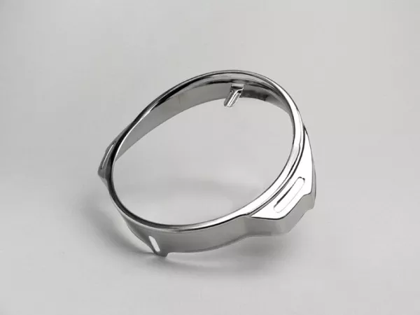 Headlight rim -OEM QUALITY Ø=146mm- P old model - chrome