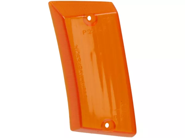 Indicator lens -BOSATTA- Vespa PK125 ETS rear lhs - amber