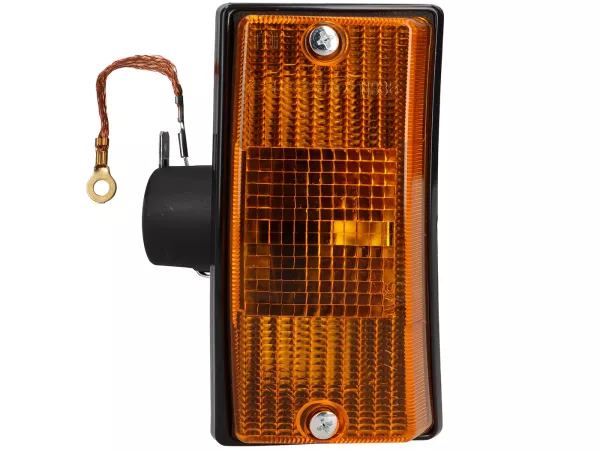 Indicator -PIAGGIO- Vespa PX80, PX125, PX150, PX200, T5 125cc linksvoor - Oranje