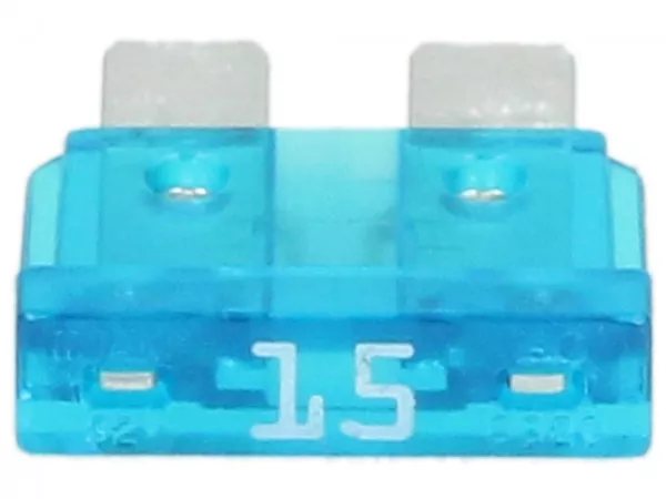 Zekering - Platte zekering (type ATO, MIDI, FK2, TF) -15A - turkoois